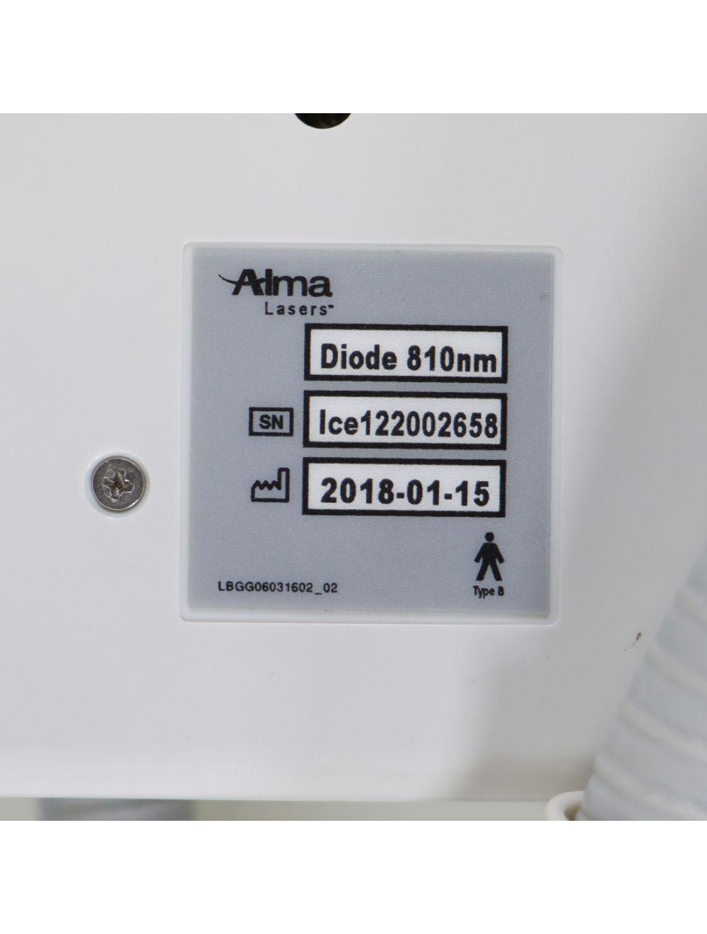 2018 Alma Laser Soprano ICE Hair Removal 810nm Alexandrite Zero Shots New Diode Alma