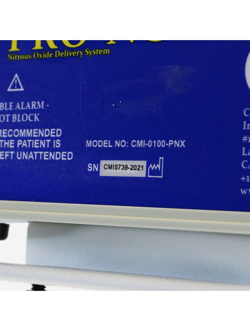 Pro-Nox Nitrous Oxide Delivery System Pain - Anxiety Relief Aesthetic TLC PRONOX Sol International Medical