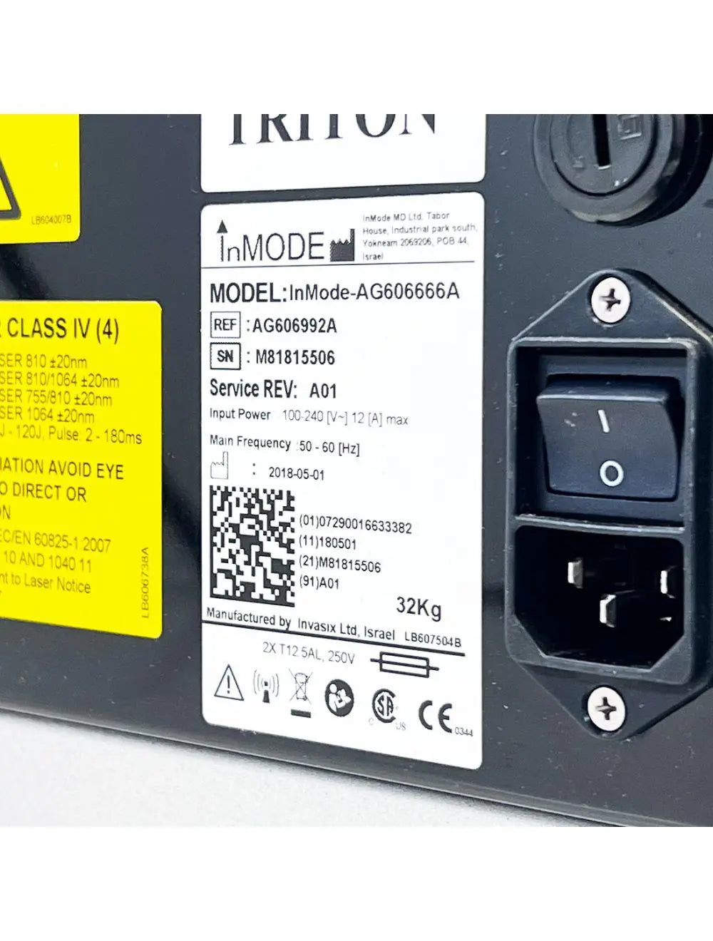 2018 InMode Triton Laser Hair Removal Alexandrite Diode Nd YAG 755 810 1064 Alex InMode