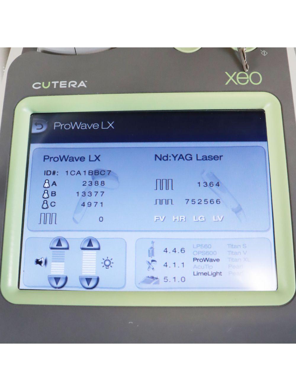 2021 Cutera Xeo Skin Resurfacing Nd: YAG ProWave LX Laser 1064nm Laser System Cutera