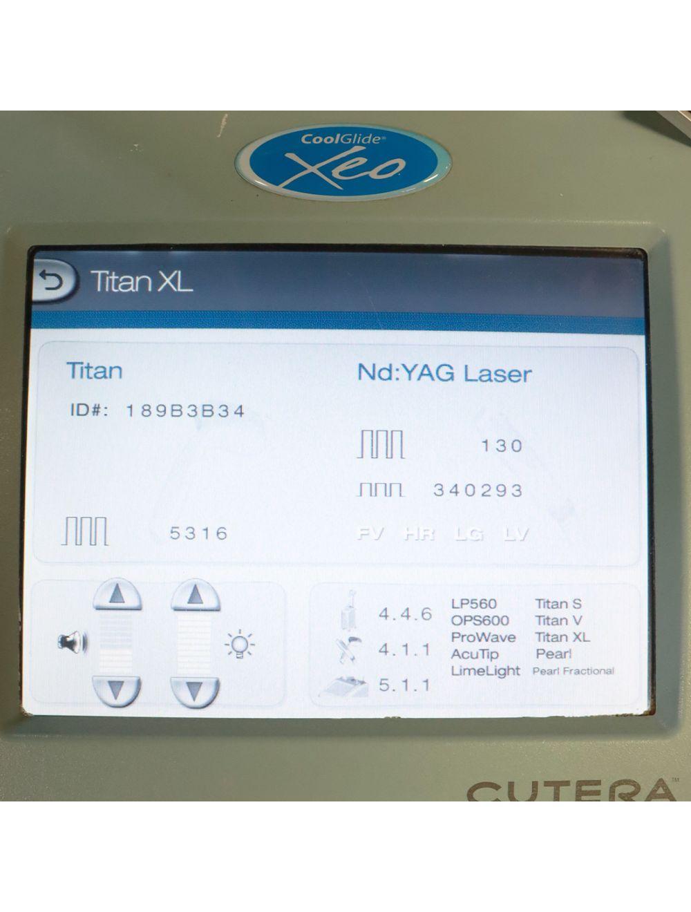 Cutera Coolglide Xeo Laser Nd Yag 1064nm Skin Rejuvenation System US110XEO