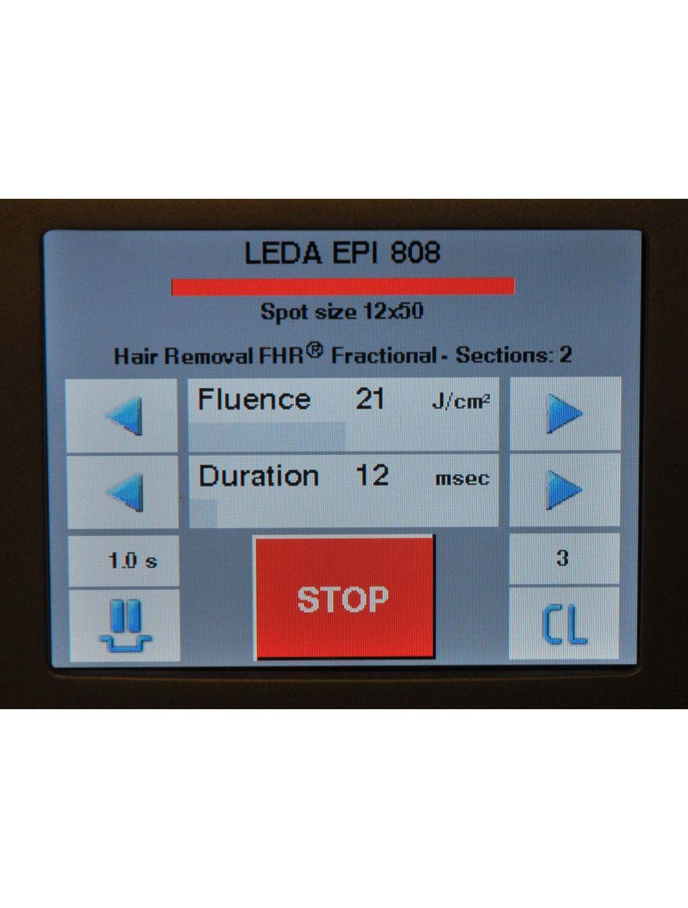 2012 Quantel Derma LEDA Table Diode Laser EPI 808 810 nm Hair Removal Fractional Sol International Medical