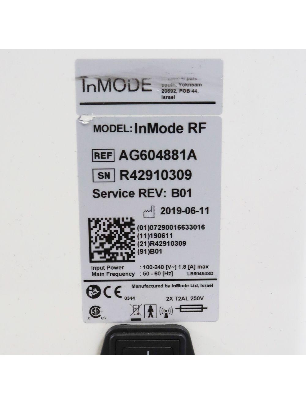 2019 InMode Embrace RF Morpheus 8 System