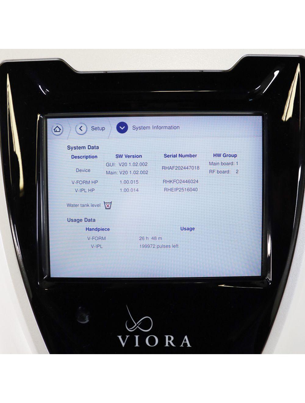 2021 Viora V20 IPL RadioFrequency Skin Tightening Acne Hair Removal Lesions RF