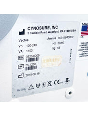 2015年 Cynosure Palomar Vectus レーザー脱毛 810 ダイオード スキンテルシステム