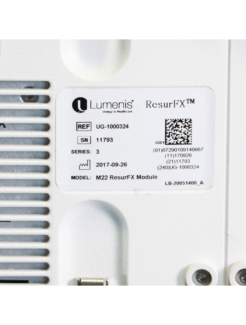 2017 Lumenis M22 ResurFX IPL Q-Switched NdYag System Lumenis