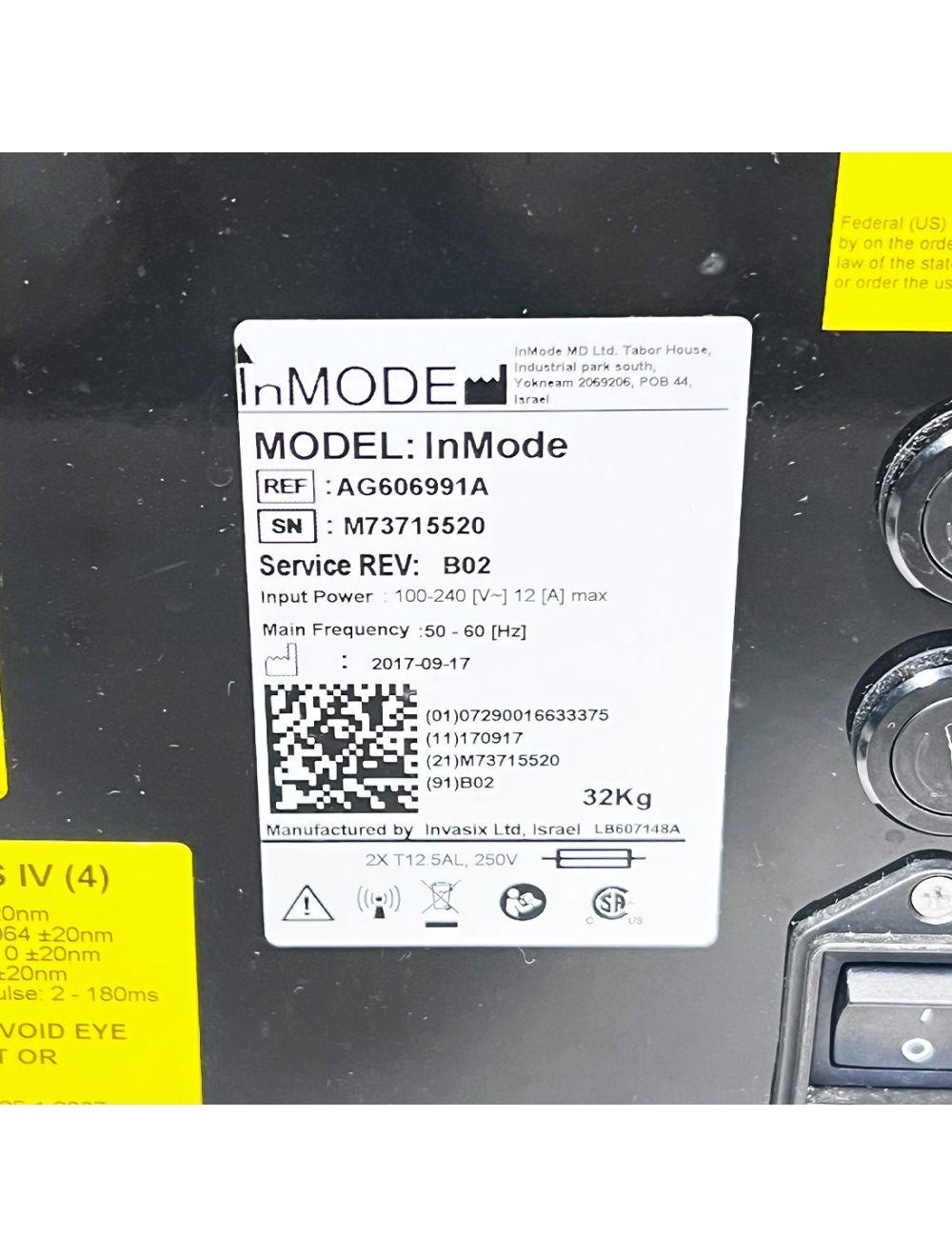 2017 InMode Optimas Morpheus8 SR515 SR580 Fractora IPL Skin Treatment Laser System InMode