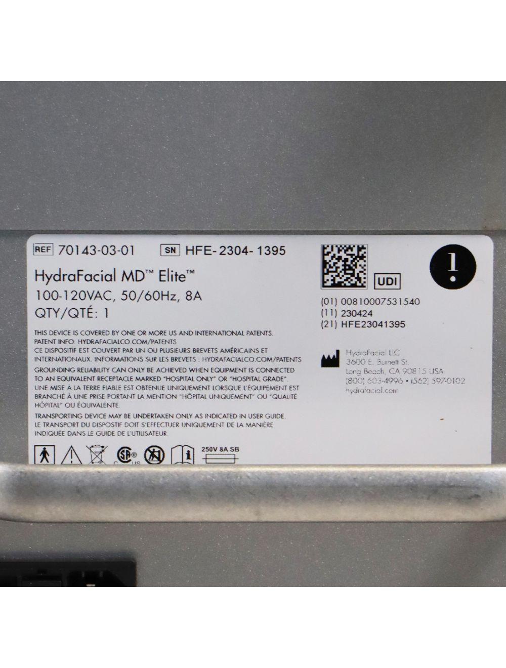2023 Edge Systems Hydrafacial MD Elite Hydradermabrasion Skin Treatment Device Hydrafacial