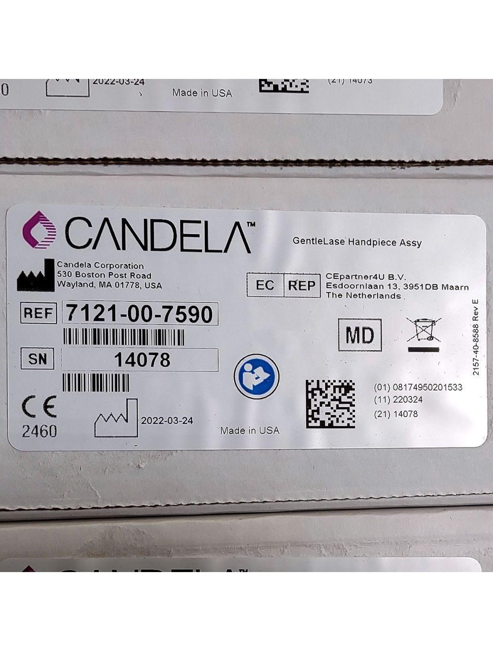 Candela GentleLase Plus Handpiece Assembly No Fiber Factory NEW 7121-00-7590 (14078sn) Candela