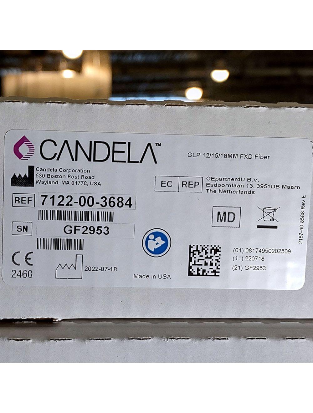 Candela GentleLase Plus Fiber Assembly 12/15/18mm Factory NEW 7122-00-3684 (GF2953) Candela