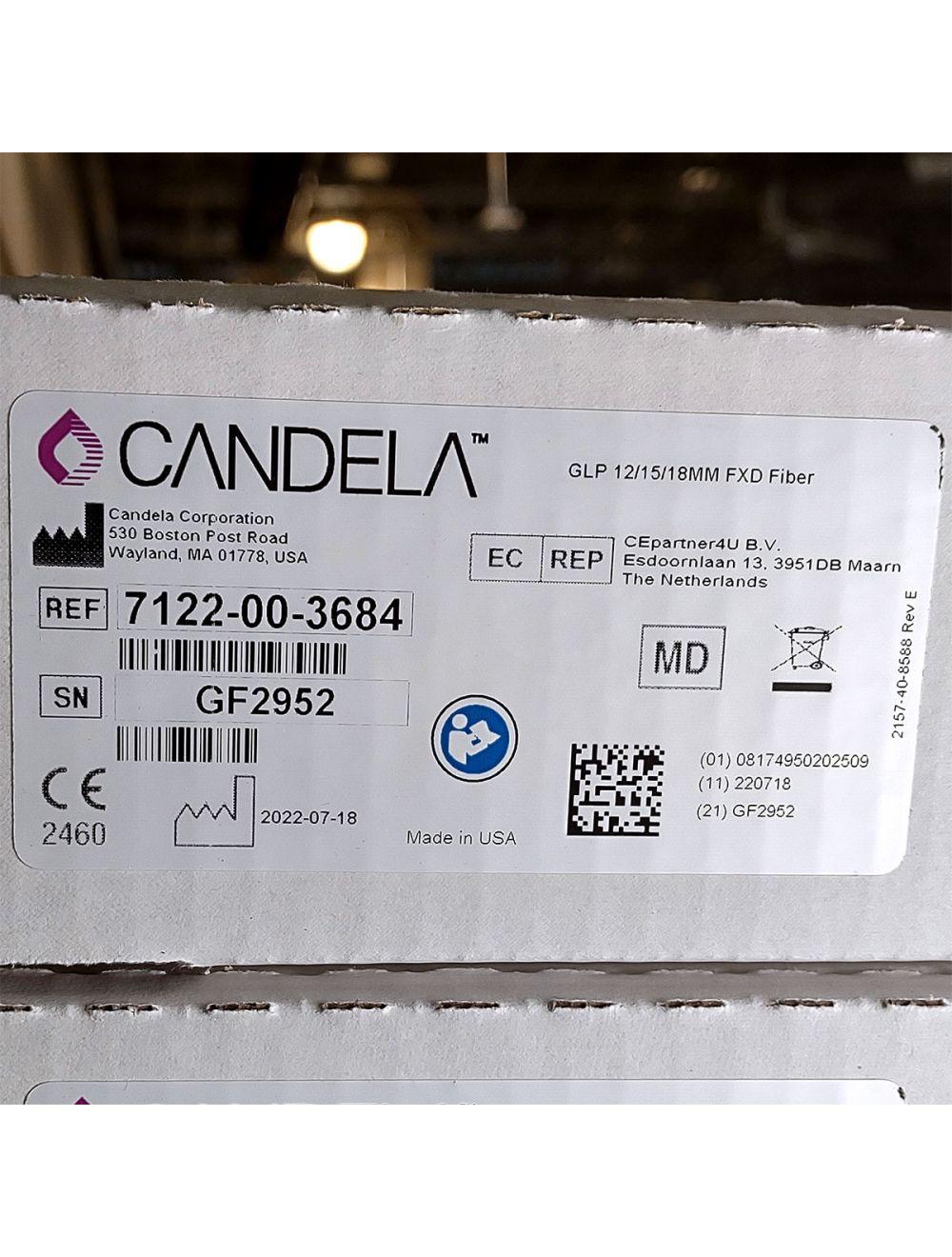 Candela GentleLase Plus Fiber Assembly 12/15/18mm Factory NEW 7122-00-3684 (GF2952) Candela