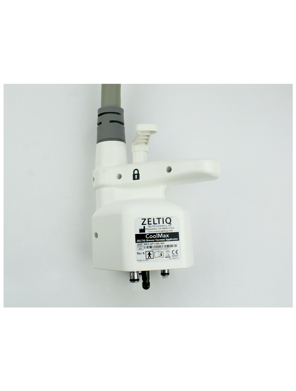 Zeltiq CoolSculpting CoolMax Breeze Vacuum Applicator BRZ-AP1-080-000 HP 2015