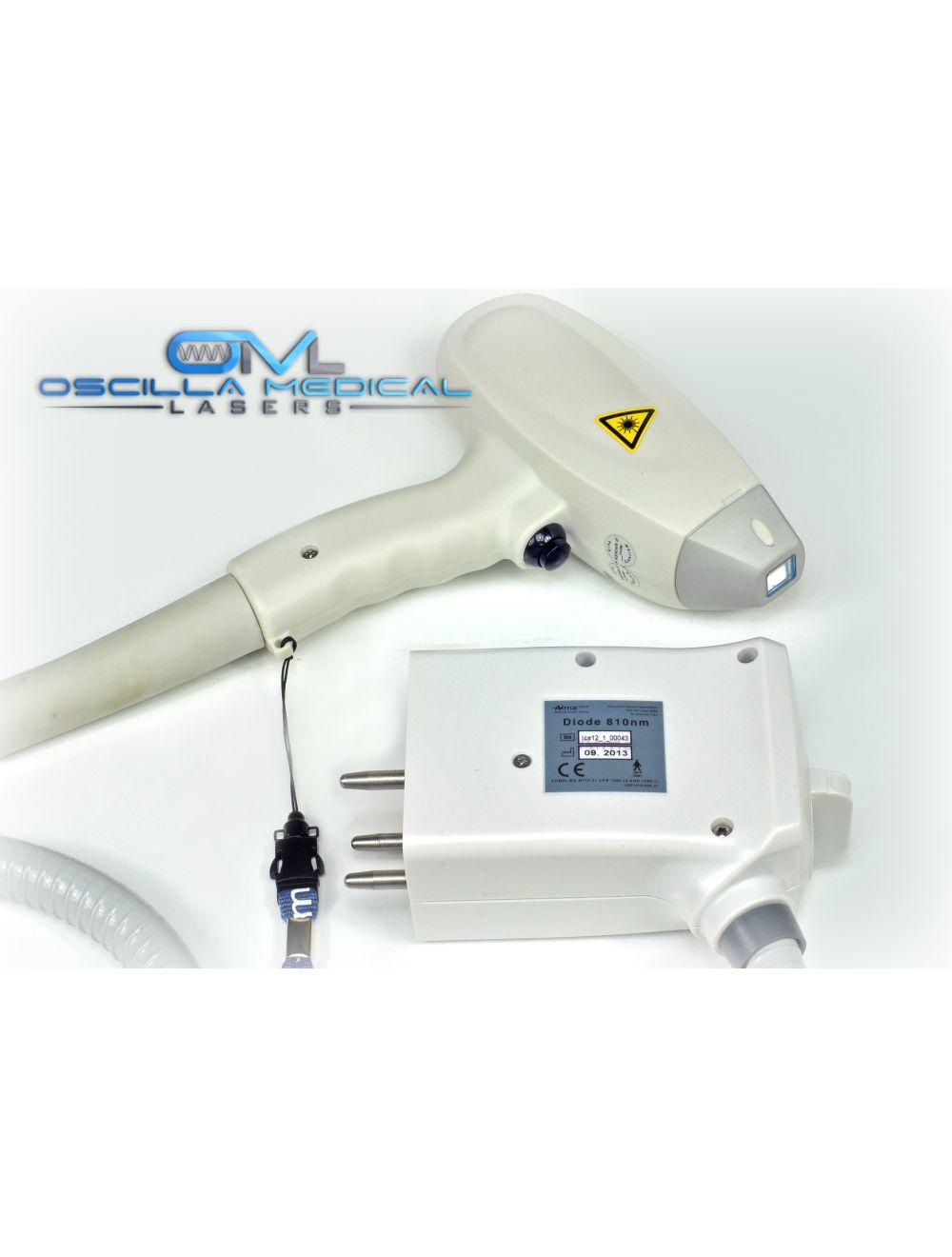 2013 Alma Lasers Soprano ICE XLI HandPiece 810nm 1cm Hair Removal Laser HR image 0