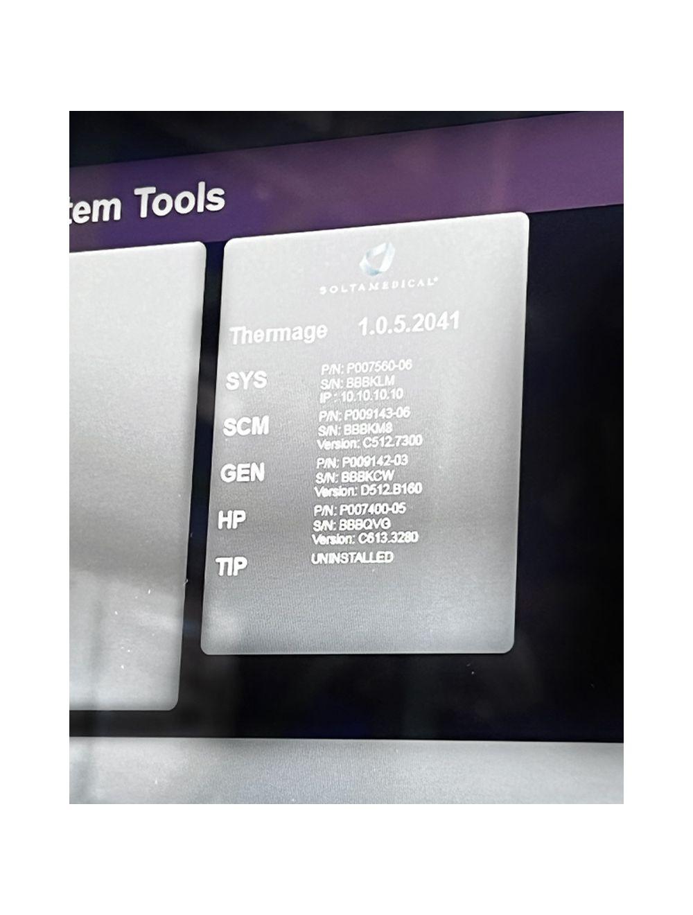 2020 Solta Thermage FLX Ultrasound Cellulite Smoothing Skin Tightening System (special) image 6