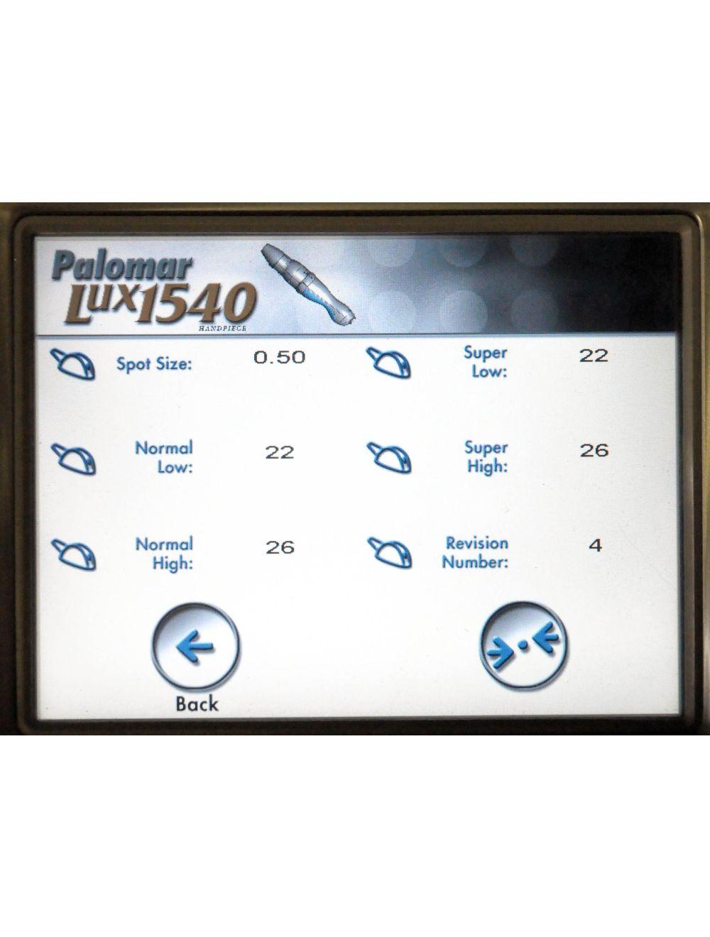 2012 Cynosure Lux 1540 XD Fractional Handpiece Palomar 10mm 15mm Spot Hand Piece image 13