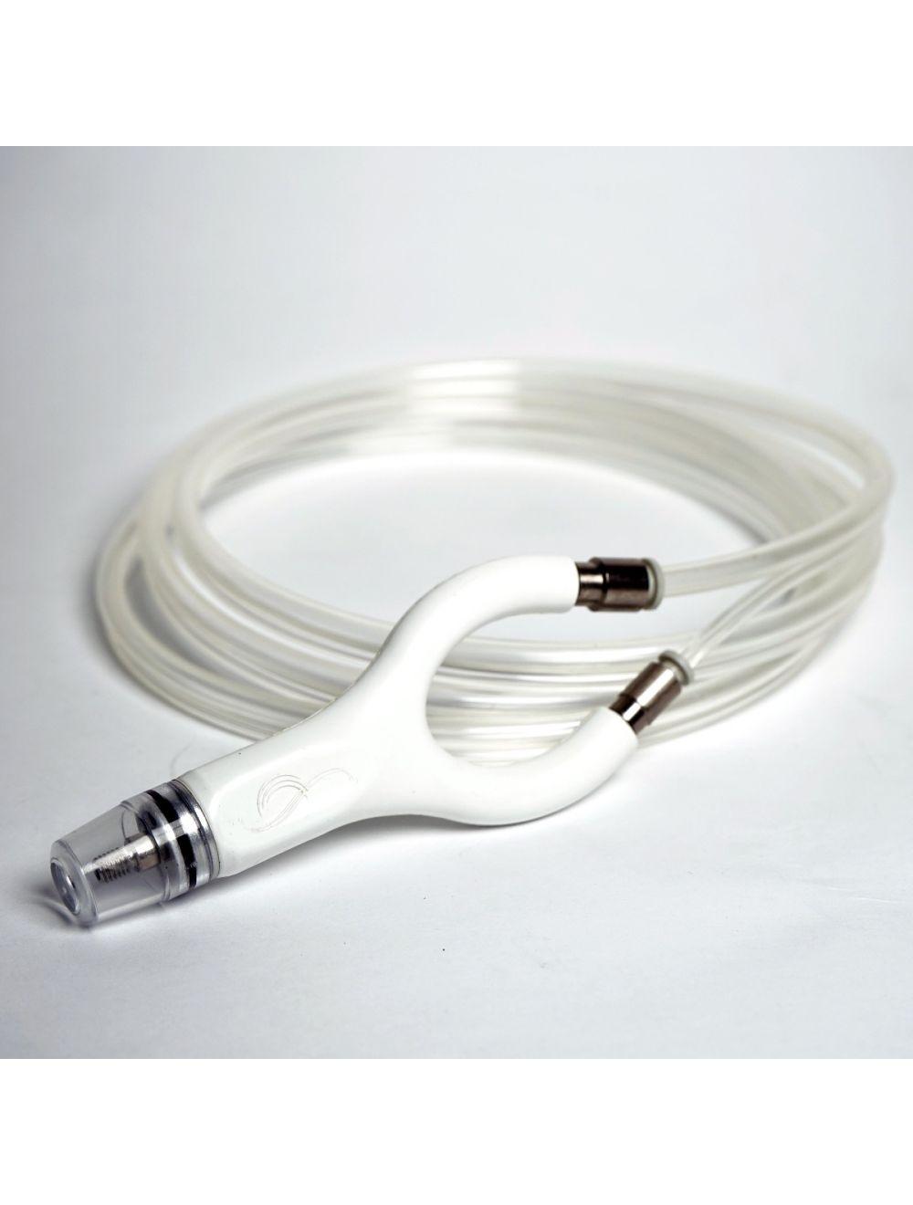 Envy Medical SilkPeel Pore Clarifying &quot;Y&quot; White Hand Piece A0170 w/Clear Tubing image 1