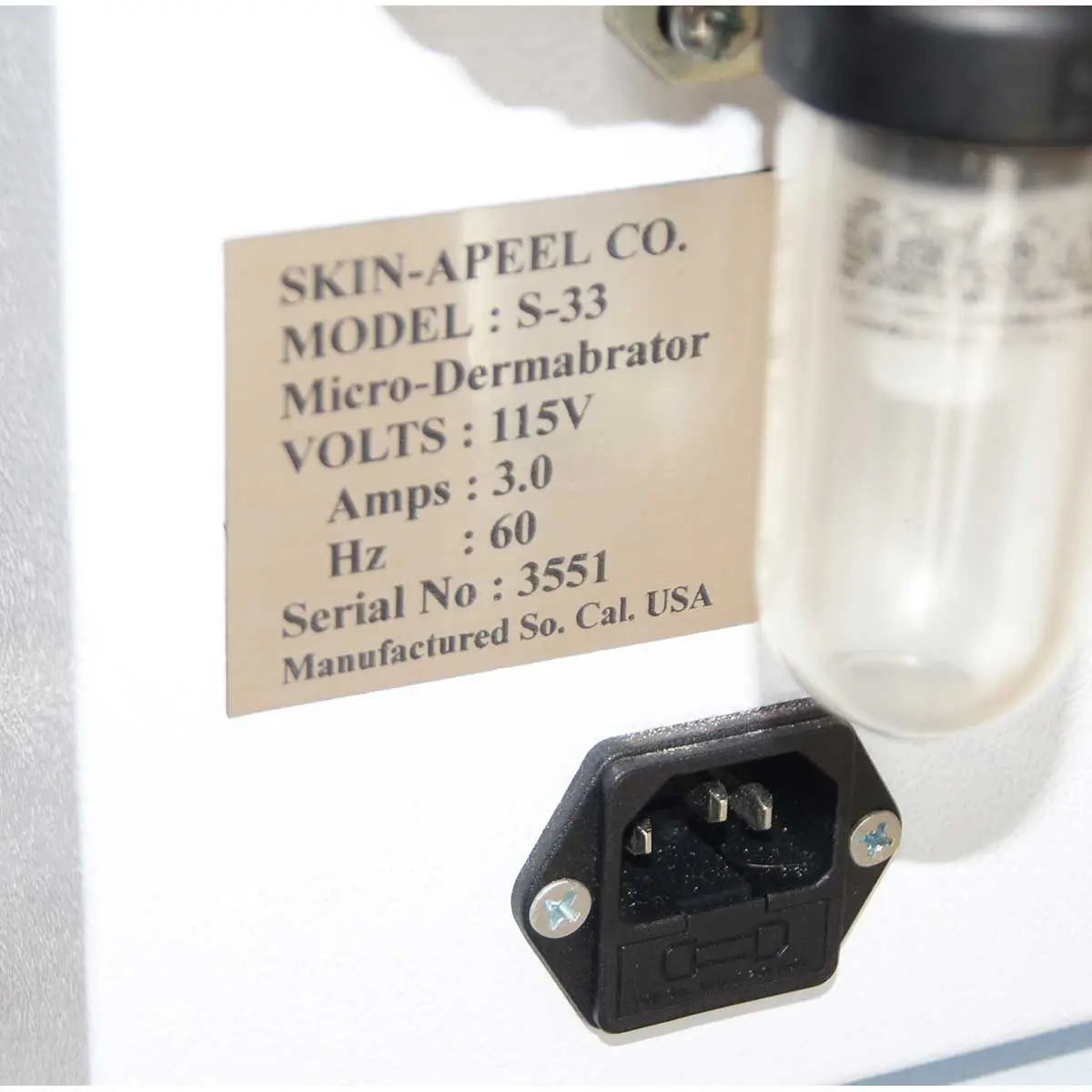 Skin-Apeel Micro-Dermabrasion with O2 Facial Breeze Combo S33 AS016-3 Micro Mist Sol International Medical