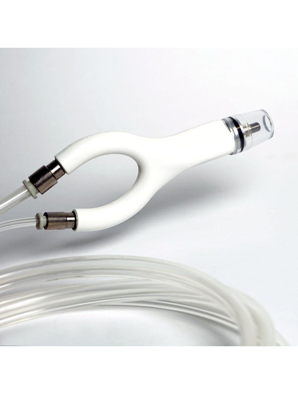 Envy Medical SilkPeel Pore Clarifying &quot;Y&quot; White Hand Piece A0170 w/Clear Tubing image 2