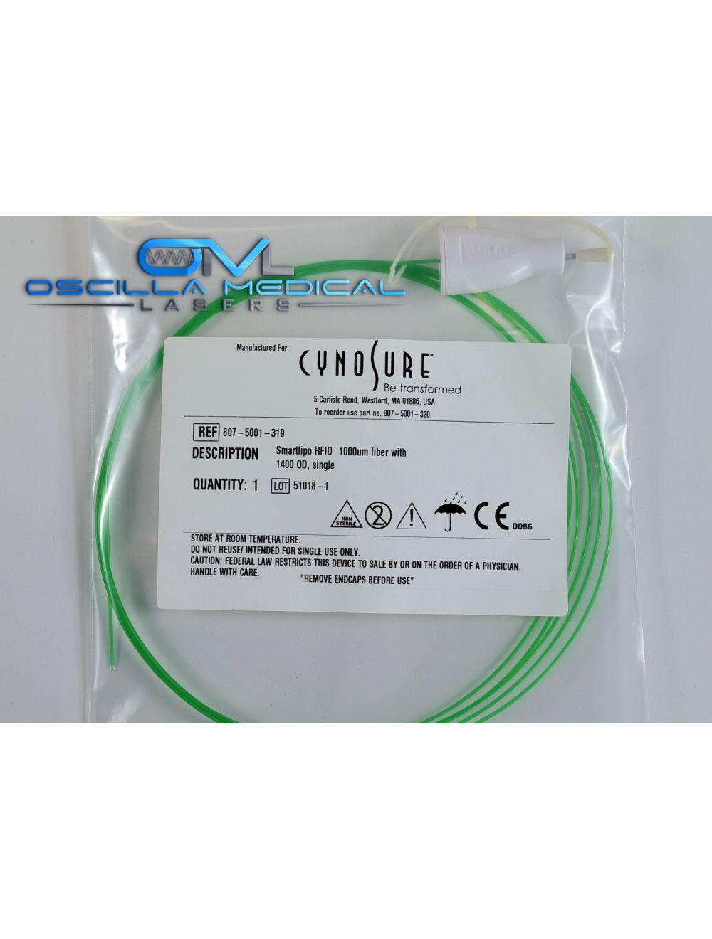 Cynosure SmartLipo 1000um Fiber RFID 1400 OD Single Green 807-5001-319 (5 Pack) image 2