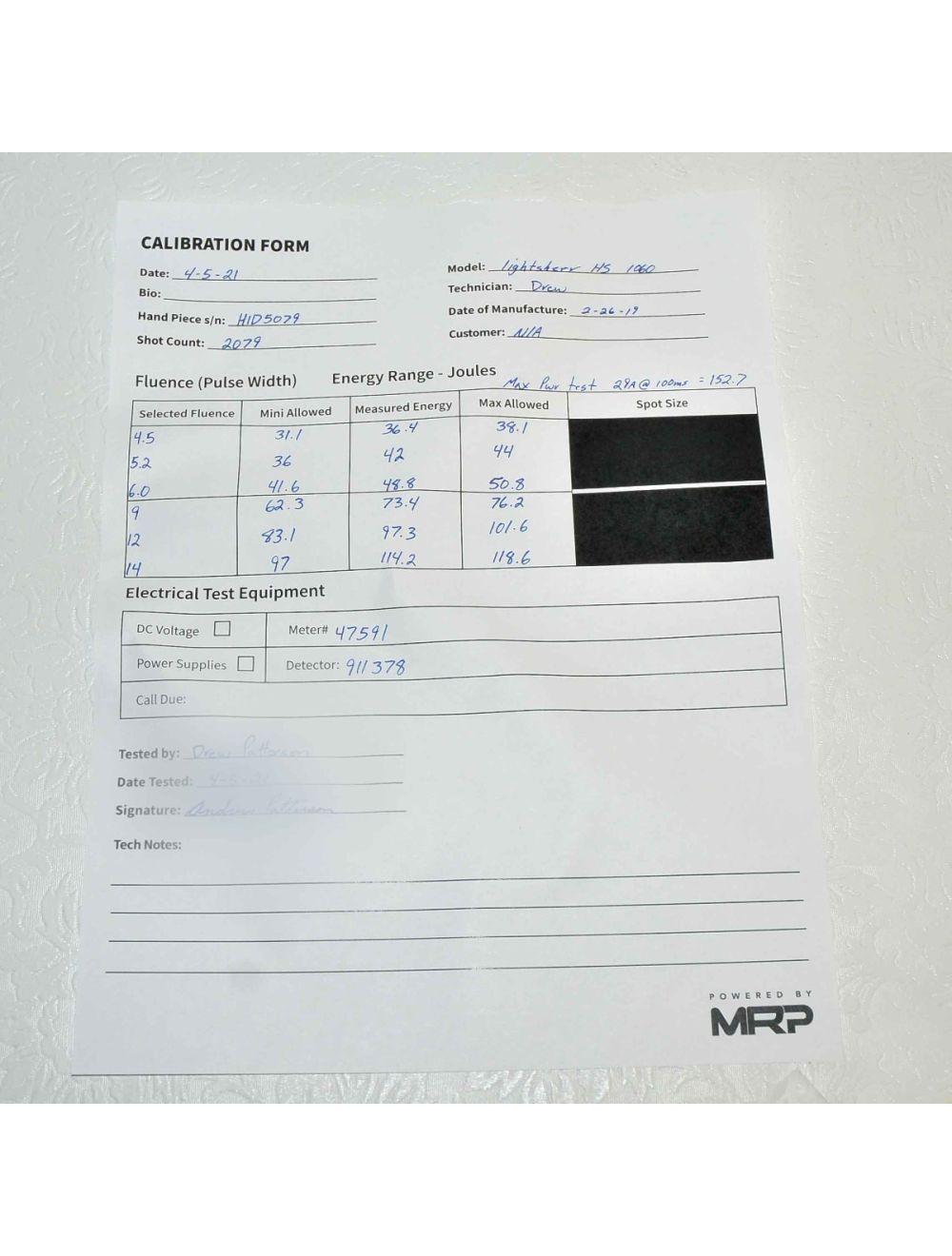 Lumenis LightSheer DESIRE Handpiece HS 1060nm Laser Hair Removal 2079 SHOTS 2019 image 7