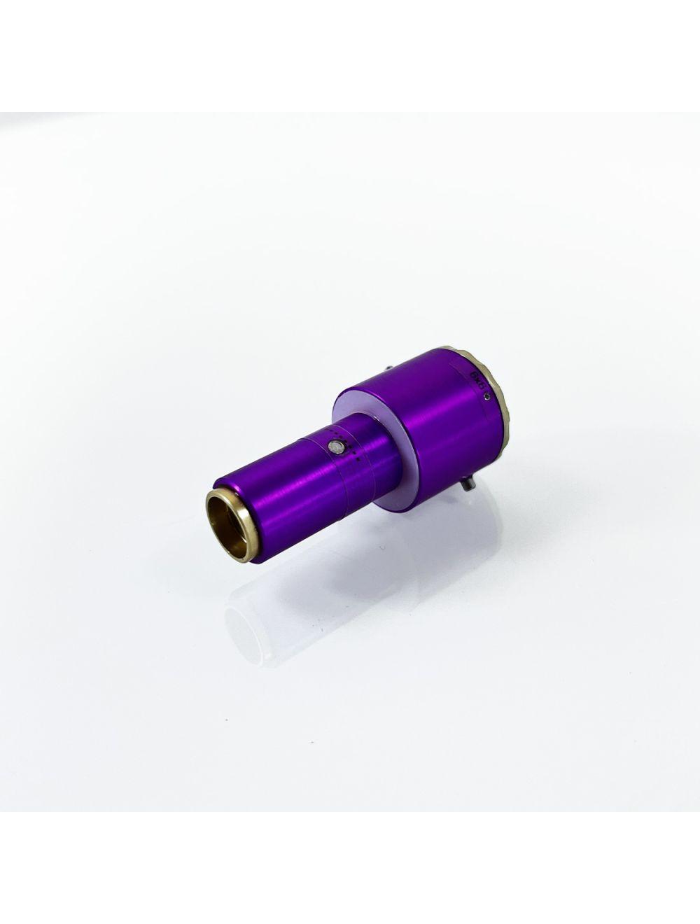 Palomar StarLux 500 Laser 2940nm Handpiece Lens Tip 096169-23 6x6FL Purple Optic image 2