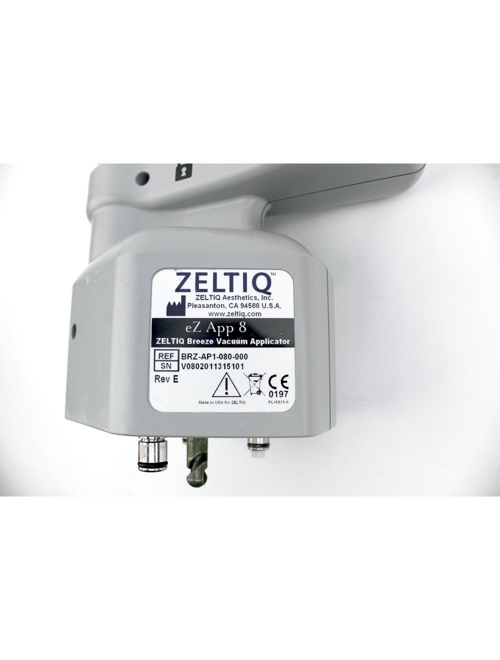 Zeltiq CoolSculpting EZ App 8 Breeze Vacuum Applicator BRZ-AP1-080-000 Handpiece image 2