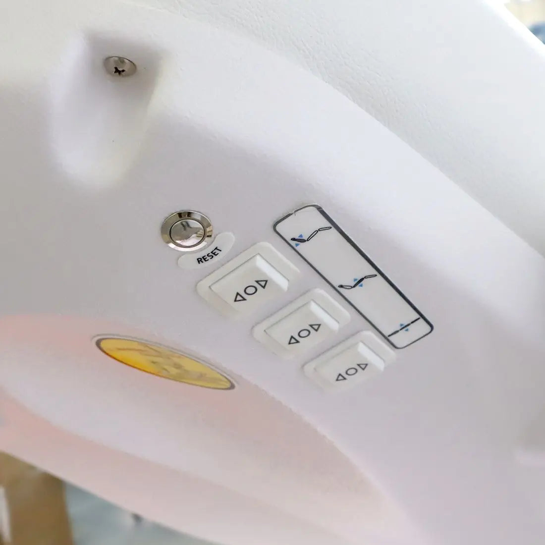White Electric Adjustable Beauty Spa Cosmetology Tattoo Medical Exam Bed DEMO Sol International Medical