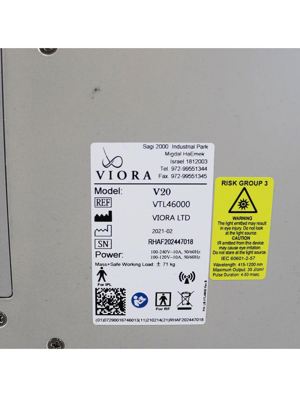 2021 Viora V20 IPL RadioFrequency Skin Tightening Acne Hair Removal Lesions RF image 24