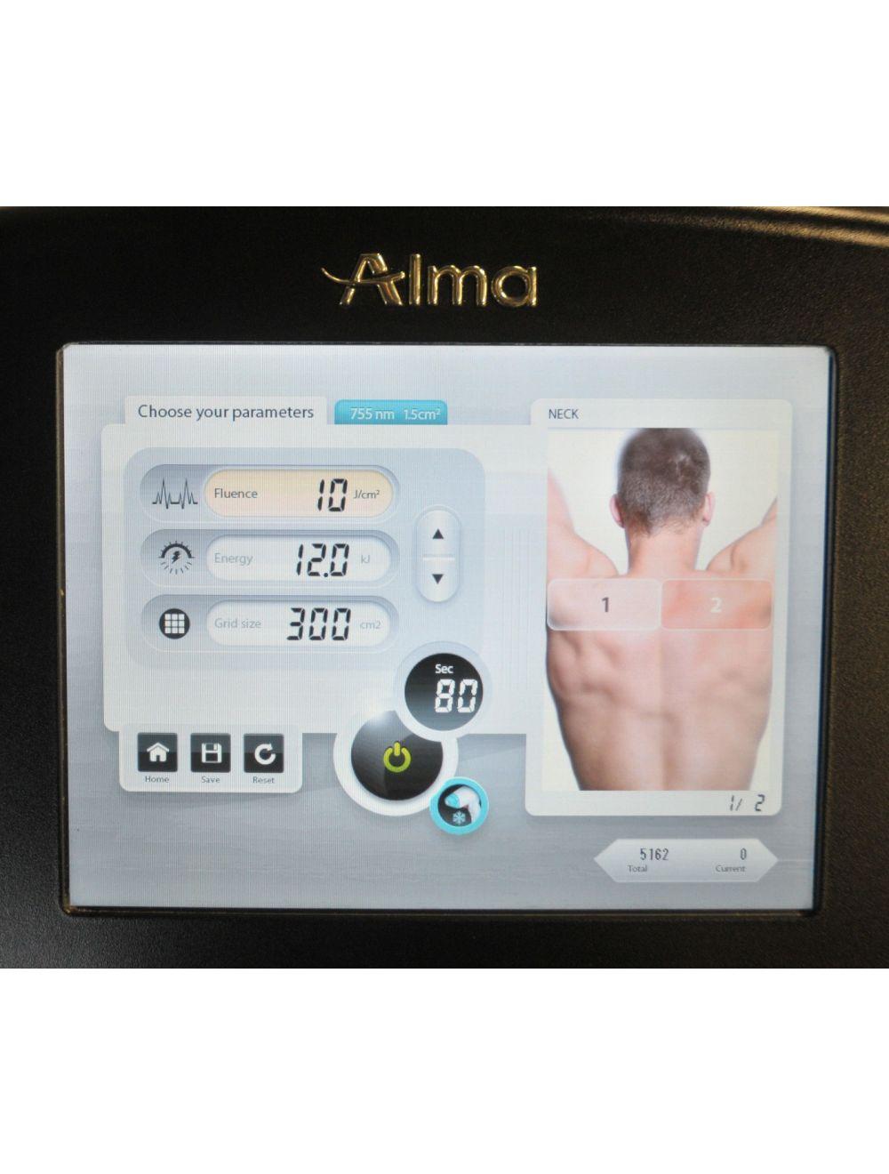 2018 Alma Soprano ICE Platinum Diode Laser ALEX Handpiece 755 nm LOW SHOTS! 5162 image 10