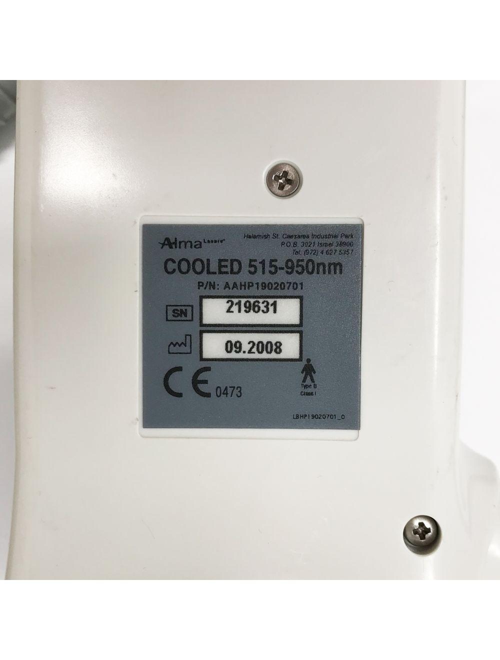 2008 Alma Harmony XL Laser Cooled 515-950nm VL Handpiece Vascular Lesions HP image 6