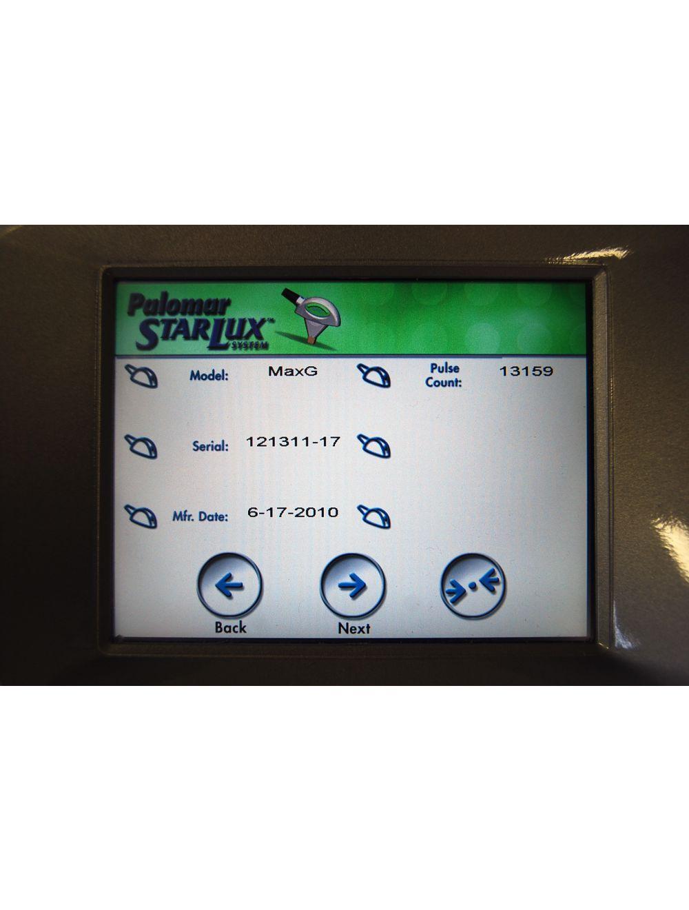 Cynosure Lux MaxG Handpiece IPL Laser StarLux 500 LuxG Max G Palomar 2010 image 3