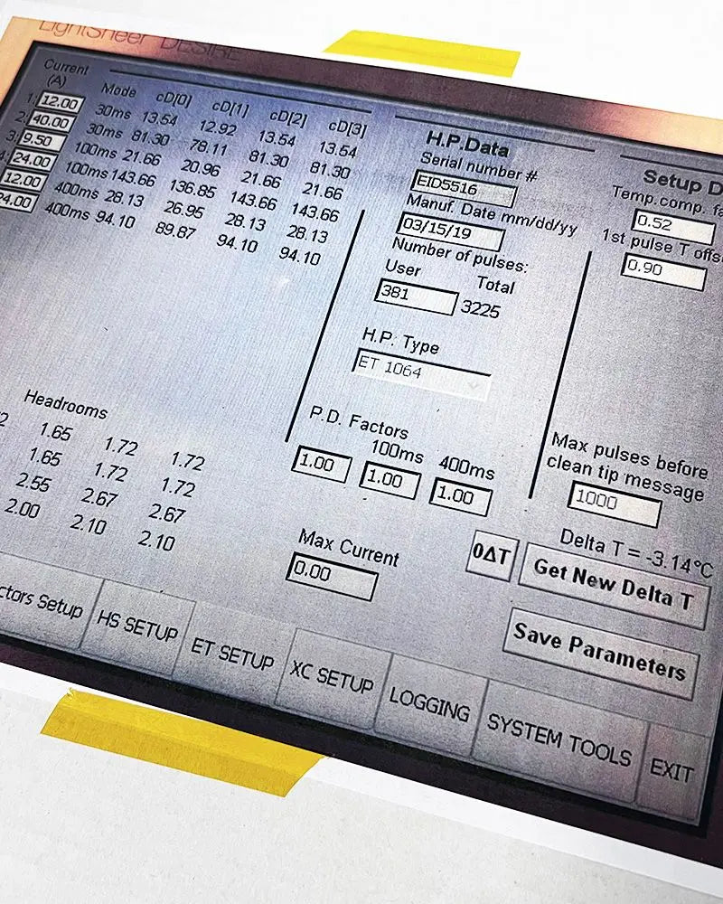 LightSheer Lumenis DESIRE ET 1064nm Laser Hair Removal Chill Tip Handpiece