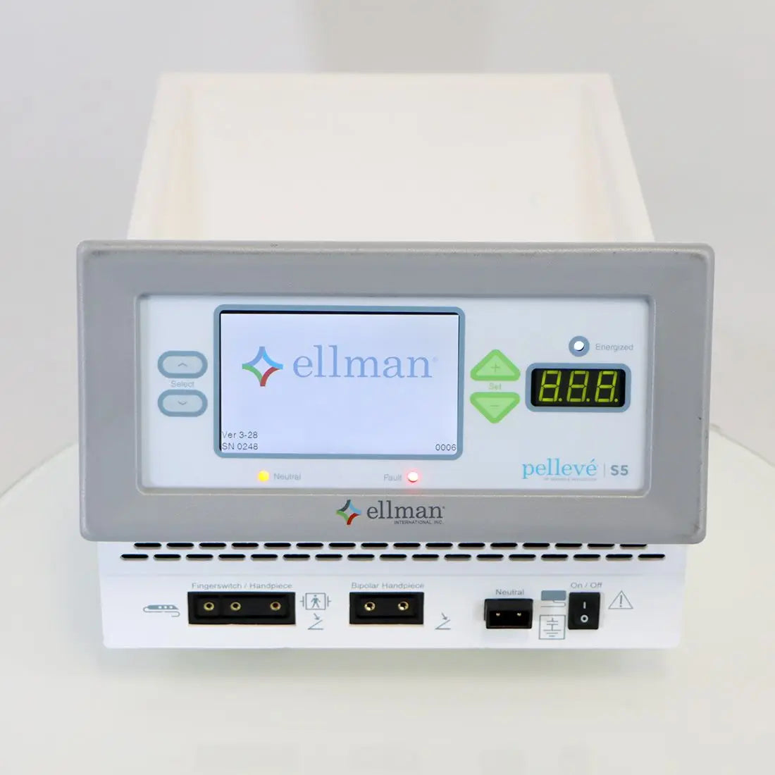 Ellman Pelleve S5 RF Wrinkle Reduction Radio-surgical System IEC5P-ST Generator Sol International Medical