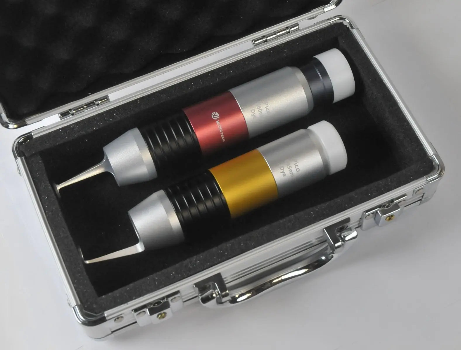 Wontech Pico PicoCare 595nm 660nm Gold Red Laser Dye Fractional Handpiece Set Sol International Medical